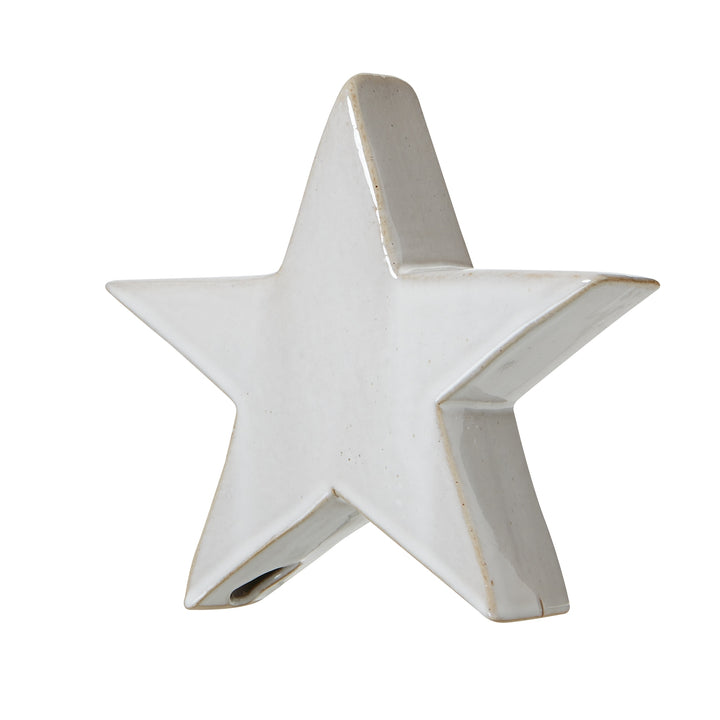 Medium Ceramic Standing Star Decoration - Reposing