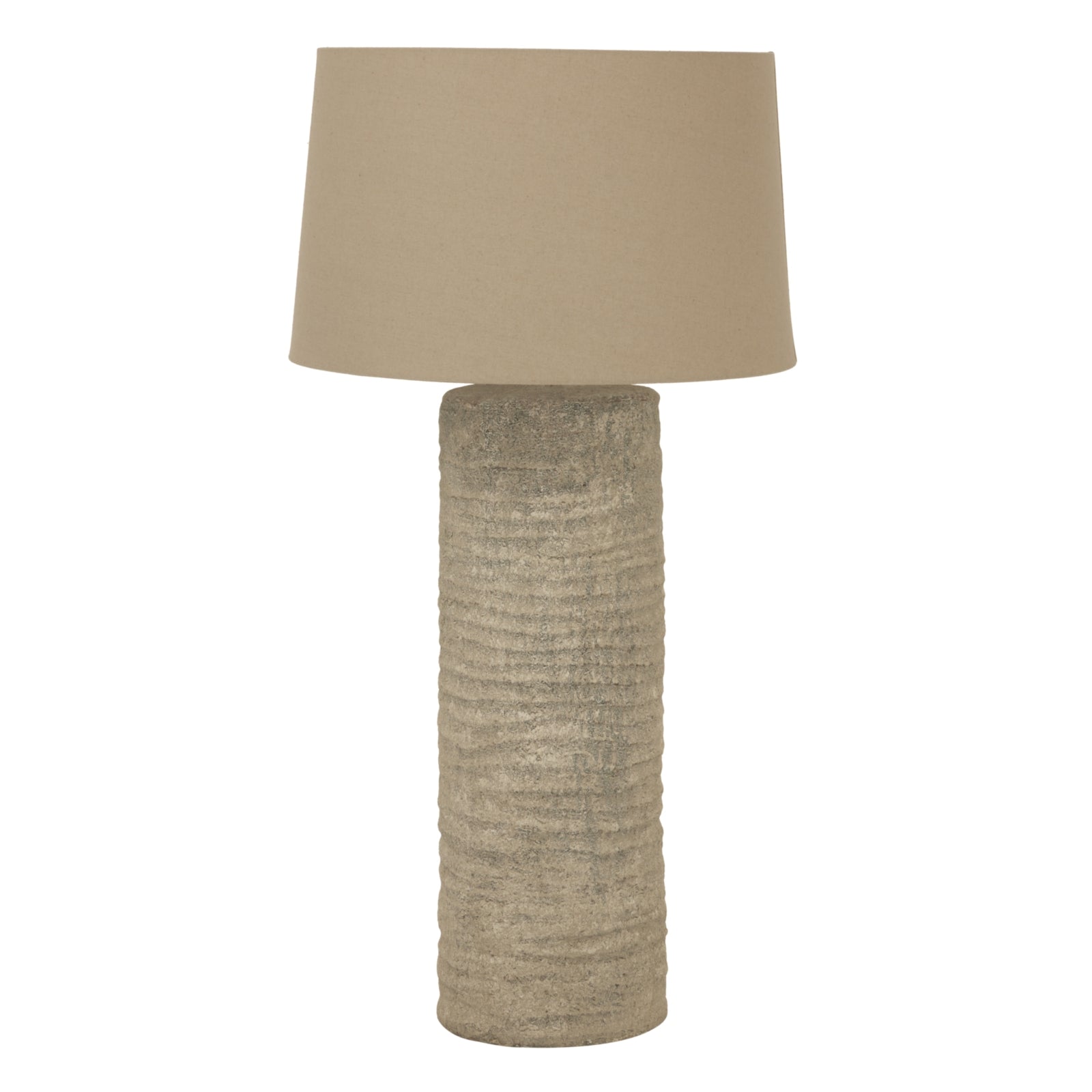 Reposing V Tall Tuscan Grey Lamp