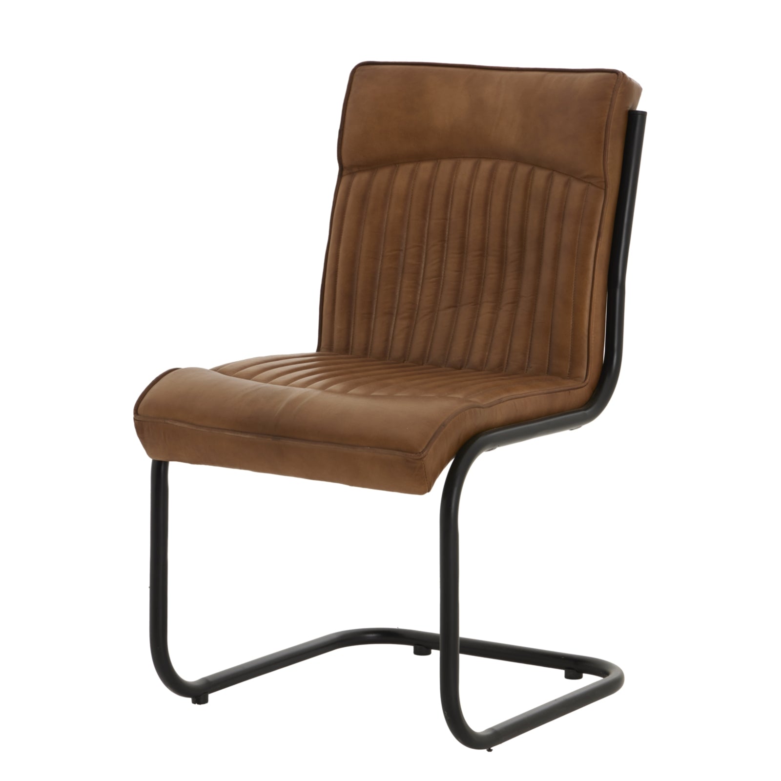 Reposing V Billy Leather Dining Chair