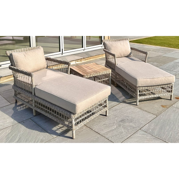 Provence Collection Outdoor Sun Lounger Set