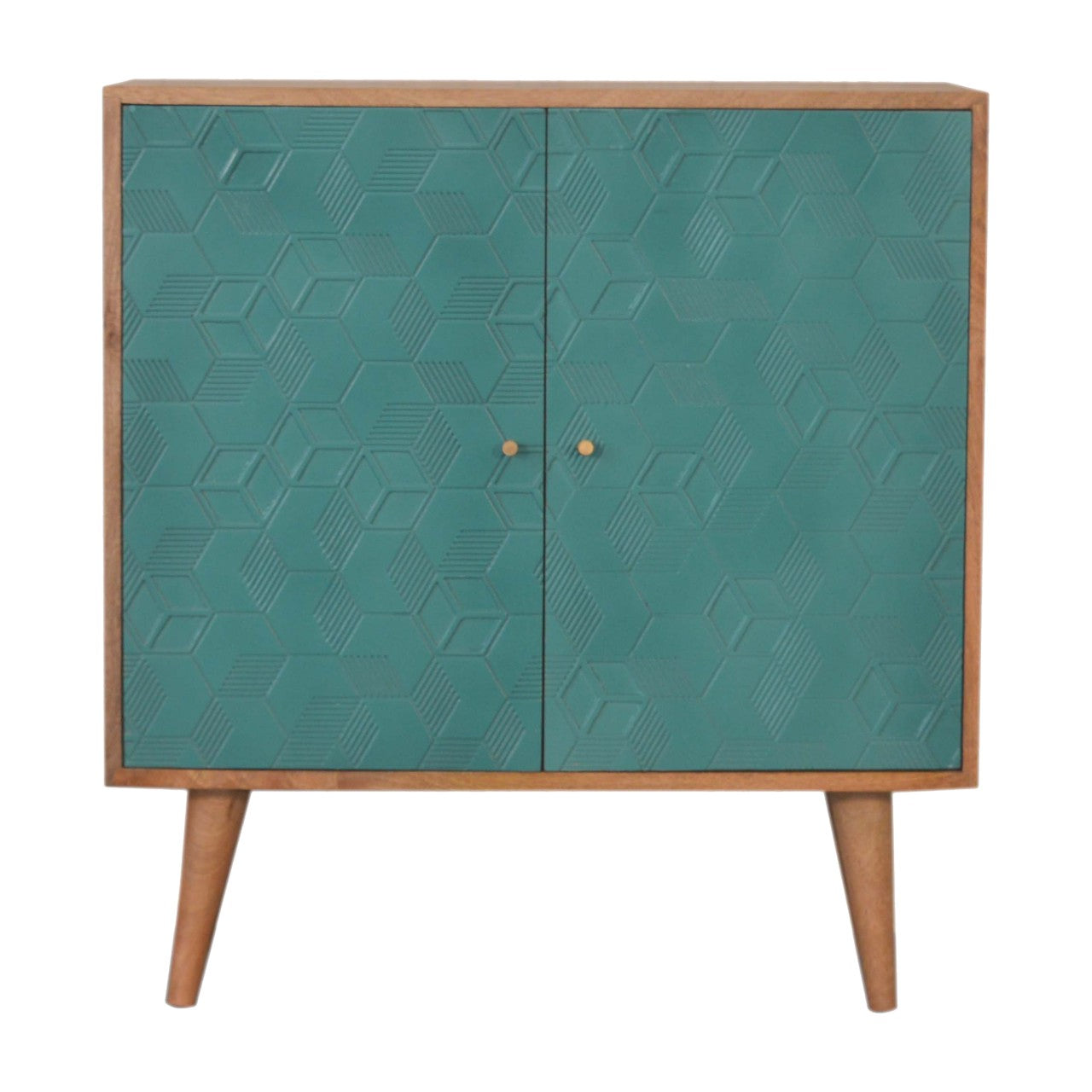 Reposing V Acadia Teal Cabinet