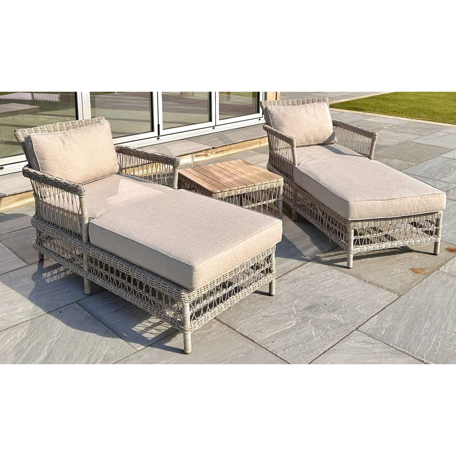 Provence Collection Outdoor Sun Lounger Set